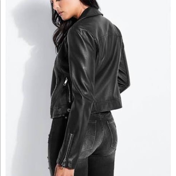 GUESS Leather Jacket - Picture 3 of 3